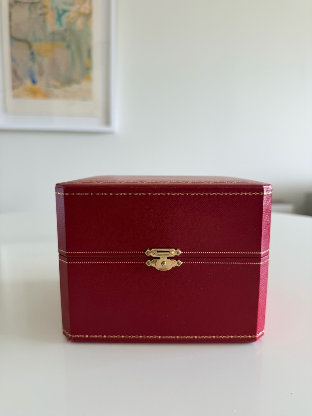 Cartier Red Watch Presentation Watch